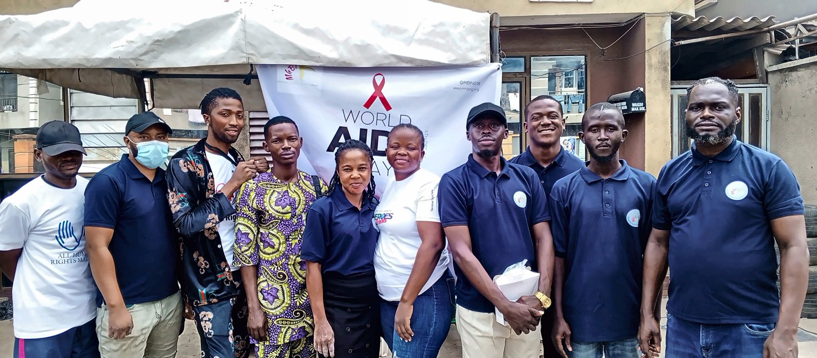 World AIDS Day team activity